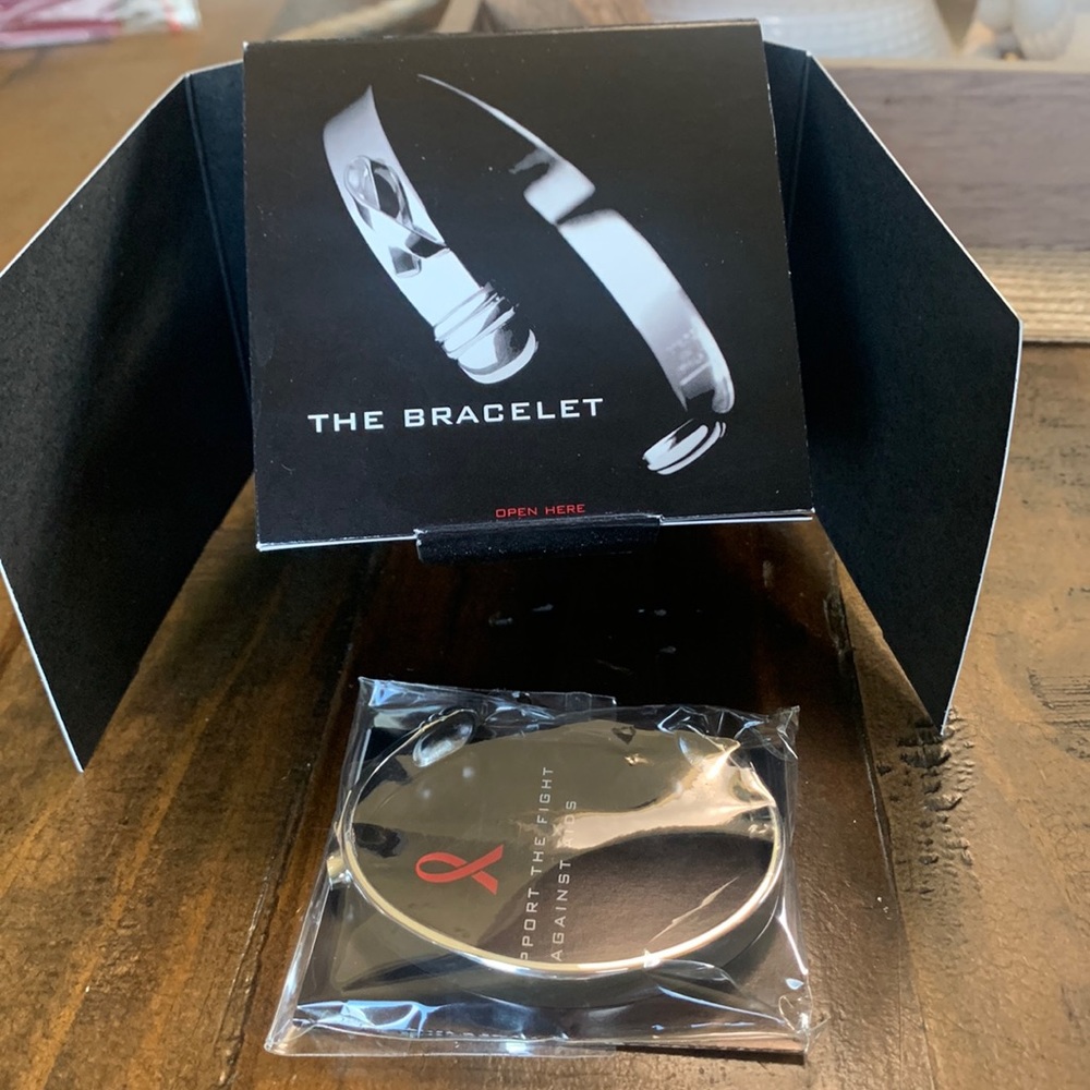 Until There’s a Cure Silver Plated Cuff Bracelet
